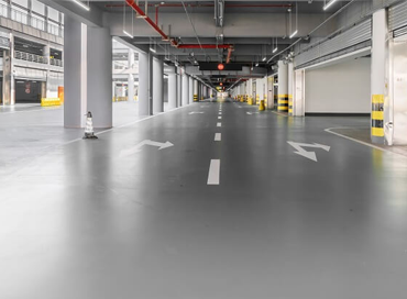 Car park deck coating with anti-skid and UV resistant finish